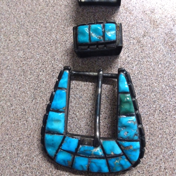 Navajo belt buckle